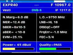 Express AM1 at 40.0°E _  10 967 V RSCC Network _ Q data