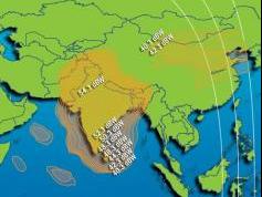 IS 12 at 45E India beam